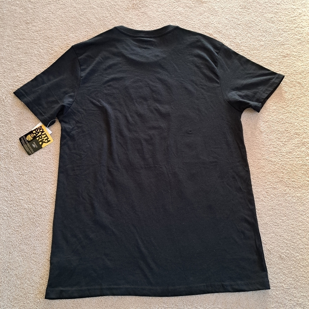 Southpark T-Shirt Men's Medium Black Holiday Christmas Tree NWT Short Sleeved - Picture 9 of 10